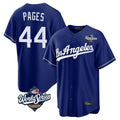 Los Angeles Dodgers #44 Andy Pages Player Royal REYNOLDS World Series Game Stitched Jerseys