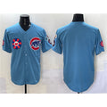 Chicago Cubs Blank Blue REYNOLDS 2025 Tokyo Series 2nd Alternate Limited Stitched Jersey