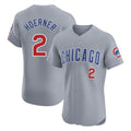 Chicago Cubs #2 Nico Hoerner Player Gray REYNOLDS Road Limited Elite Home Stitched Jerseys