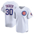 Chicago Cubs #30 Kyle Tucker White REYNOLDS Home Limited Player Jersey