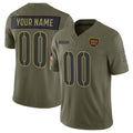 Custom W.Commanders draft Player Olive REYNOLDS 2025 Salute to Service Limited Stitched Jersey