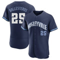 Chicago Cubs #25 Moises Ballesteros Player Navy REYNOLDS City Connect Limited Elite Home Stitched Jerseys