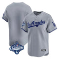 Los Angeles Dodgers Blank Player Gray REYNOLDS Limited Game World Series Meet Stitched Jerseys
