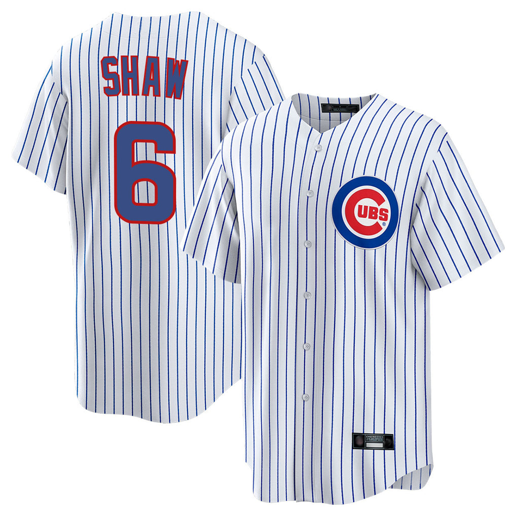 Chicago Cubs #6 Matt Shaw Player White REYNOLDS Game Home Stitched Jerseys