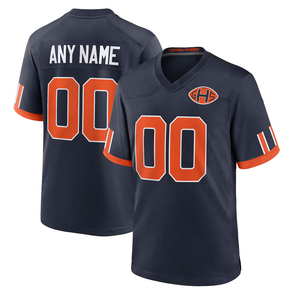 Custom C.Bears Navy 2026 Rivalries Collection Game Jersey REYNOLDS