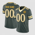 Custom GB.Packers Green Rivalries Jersey - All Stitched Jersey REYNOLDS