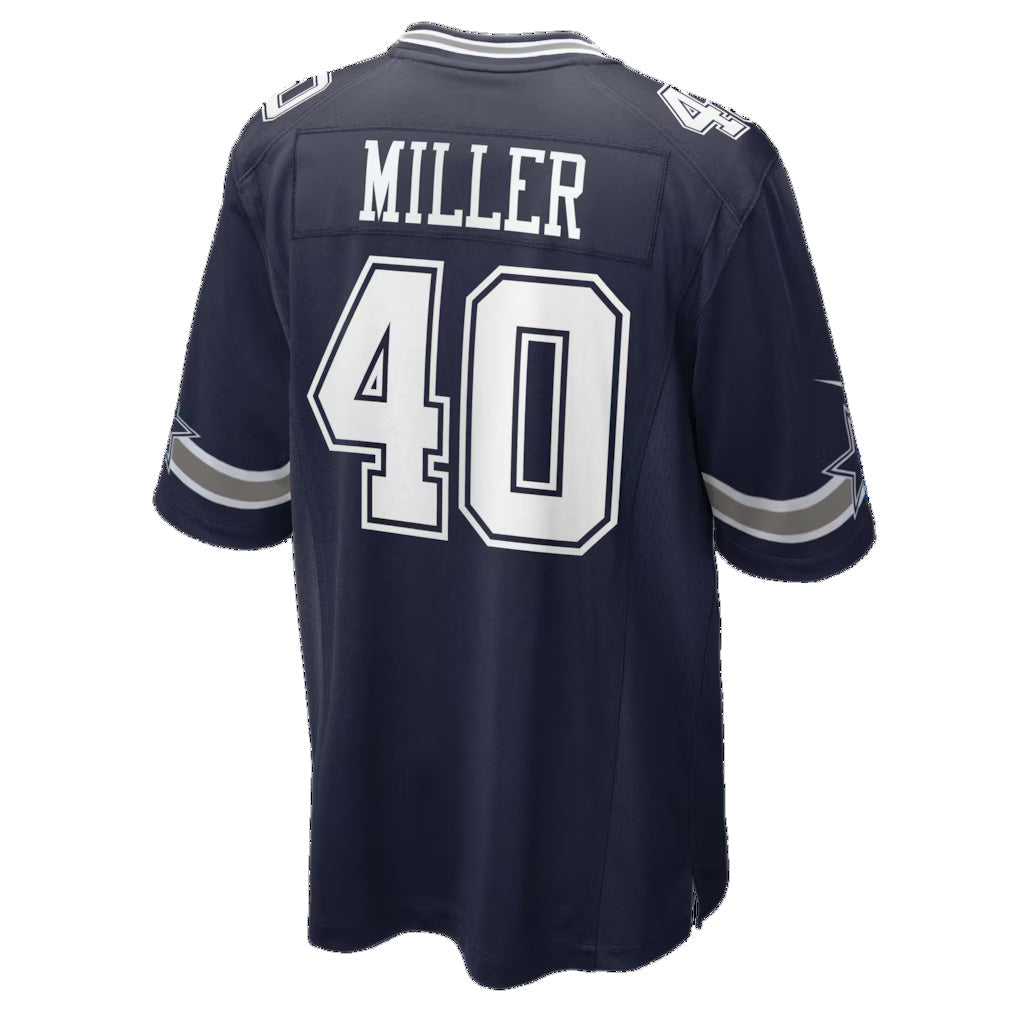 D.Cowboys #40 Von Miller Navy Game Jersey REYNOLDS