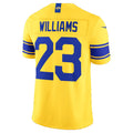 LA.Rams #23 Kyren Williams Classic Sol Vapor F.U.S.E. Stitched Limited Jersey REYNOLDS