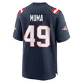 NE.Patriots #49 Chad Muma Navy Team Game Jersey REYNOLDS
