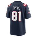 NE.Patriots #81 CJ Dippre Navy Team Game Jersey REYNOLDS
