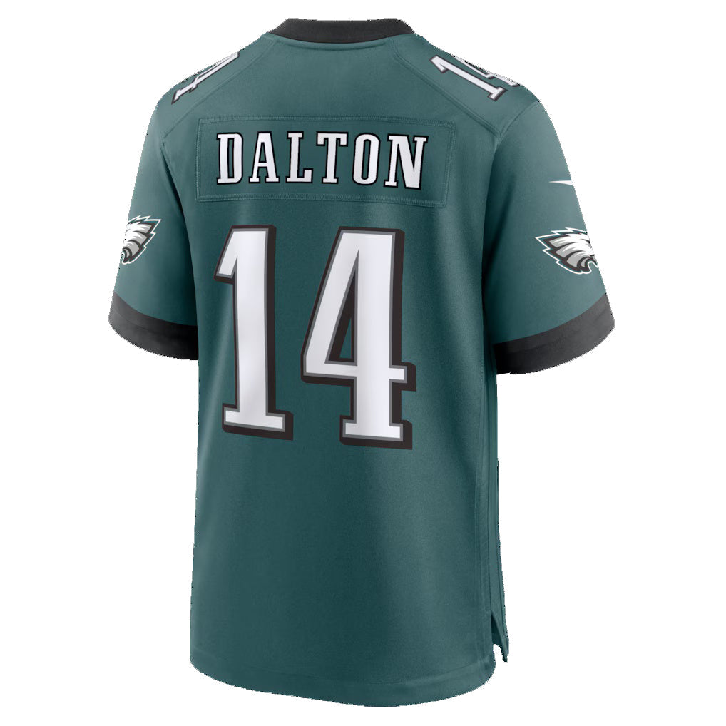 P.Eagles #14 Andy Dalton Midnight Green Team Game Jersey REYNOLDS