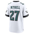 P.Eagles #27 Quinyon Mitchell White Game Jersey REYNOLDS