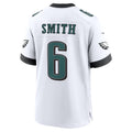 P.Eagles #6 DeVonta Smith White Game Jersey REYNOLDS