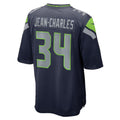 S.Seahawks #34 Shemar Jean-Charles College Navy Team Game Jersey REYNOLDS
