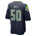 S.Seahawks #50 Jared Ivey College Navy Team Game Jersey REYNOLDS