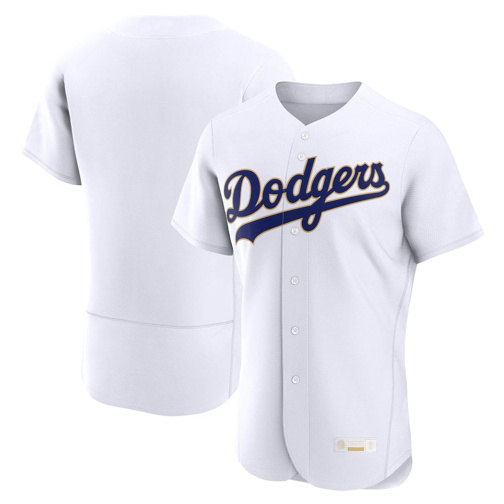 Los Angeles Dodgers Blank Player Gold White REYNOLDS 2026 Collection Stadium Limited Elite Stitched Jerseys