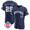 Chicago Cubs #25 Moises Ballesteros Player Navy REYNOLDS City Connect 150th Anniversary Limited Elite Home Stitched Jerseys