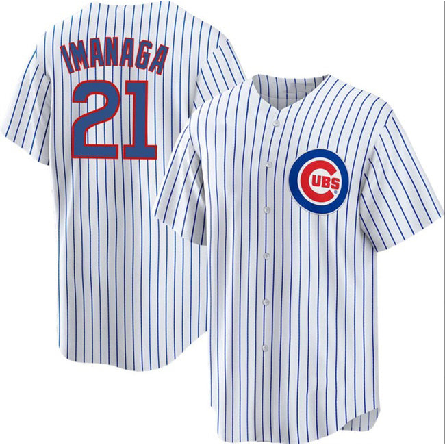 Chicago Cubs #21 Sh¨­ta Imanaga White REYNOLDS Cool Base Stitched Baseball Jersey