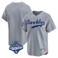 Los Angeles Dodgers Blank Player Gray REYNOLDS Game Limited Home World Series Meet Stitched Jerseys