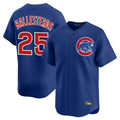 Chicago Cubs #25 Moises Ballesteros Player Royal REYNOLDS Limited Home Stitched Jerseys