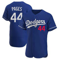 Los Angeles Dodgers #44 Andy Pages Player Royal REYNOLDS Limited Elite Home Stitched Jerseys