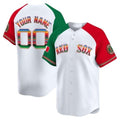 Custom Boston Red Sox Mexico White REYNOLDS Vapor Premier Limited Jersey ¨C Aiternate