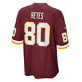 W.Football Team #80 Sammis Reyes Burgundy REYNOLDS Game Jersey