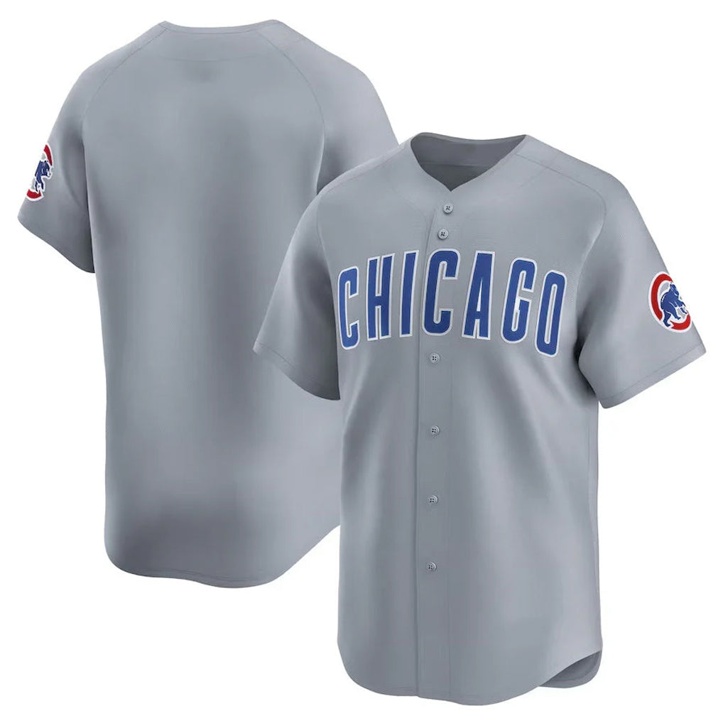 Chicago Cubs Gray REYNOLDS Road Limited Home Game Blank Player Stitched Jerseys