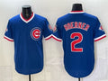 Chicago Cubs #2 Nico Hoerner Royal REYNOLDS 150th Anniversary Throwback Vapor Limited Stitched Jersey
