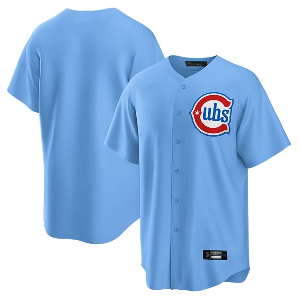 Chicago Cubs Light Blue REYNOLDS Home Game Blank Player Stitched Jerseys