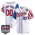Custom Baltimore Orioles America 250 Edition Vapor Premier Limited White REYNOLDS Stitched Jerseys