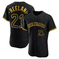Colorado Rockies #21 Kyle Freeland Player Black REYNOLDS Snake Skin City Limited Elite Home Stitched Jerseys
