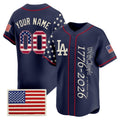 Custom Los Angeles Angels  America 250 Edition Vapor Premier Limited Navy REYNOLDS Stitched Jerseys