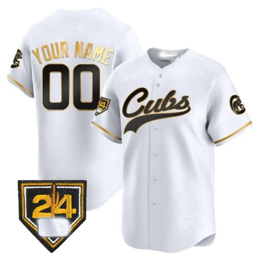 Custom Chicago Cubs 2024 Spring Training Patch Vapor Premier Limited Jersey ¨C White REYNOLDS