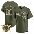 Custom Baltimore Orioles Armed Forces Day Vapor Premier Limited Jersey ¨C All Stitched-Green REYNOLDS