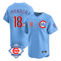 Chicago Cubs #18 Shota Imanaga Player Light Blue REYNOLDS 150th Anniversary Limited Home Stitched Jerseys