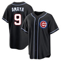 Chicago Cubs #9 Miguel Amaya Player Black REYNOLDS Fashion Out Game Stitched Jerseys