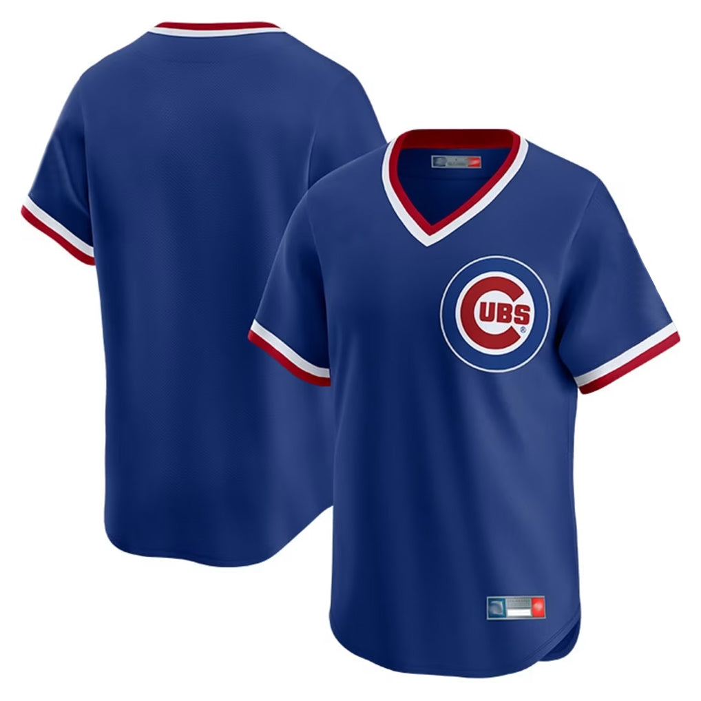 Chicago Cubs Royal REYNOLDS T-shirt Cooperstown Collection Limited Blank Player Stitched Jerseys