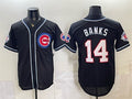 Chicago Cubs #14 Ernie Banks 150th Anniversary Black REYNOLDS Out Style Vapor Premier Limited Stitched Jersey