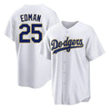 Los Angeles Dodgers #25 Tommy Edman Player Gold White REYNOLDS 2026 Collection Stadium Game Stitched Jerseys