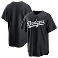 Los Angeles Dodgers Blank Player Black REYNOLDS Pitch Fashion T-shirt Stitched Jerseys