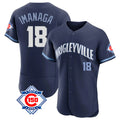Chicago Cubs #18 Shota Imanaga Player Navy REYNOLDS City Connect 150th Anniversary Limited Elite Home Stitched Jerseys
