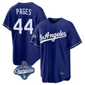 Los Angeles Dodgers #44 Andy Pages Player Royal REYNOLDS World Series Meet Game Stitched Jerseys