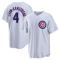 Chicago Cubs #4 Pete Crow-Armstrong White REYNOLDS Home Replica Jersey