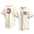 Chicago Cubs #3 Alex Bregman Player Cream REYNOLDS Field of Dreams Home Game Stitched Jerseys