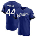 Los Angeles Dodgers #44 Andy Pages Player Royal REYNOLDS City Connect Elite Home Stitched Jerseys