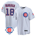 Chicago Cubs #18 Shota Imanaga Player White REYNOLDS 150th Anniversary Home Game Stitched Jerseys
