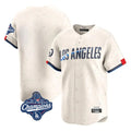 Los Angeles Dodgers Blank Player Cream REYNOLDS City Connect Limited Home World Series Meet Stitched Jerseys