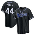 Los Angeles Dodgers #44 Andy Pages Player Black REYNOLDS Carbon Limited Home Stitched Jerseys