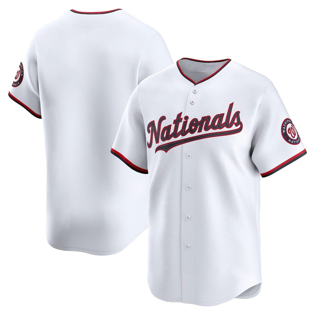 Washington Nationals White REYNOLDS Home Limited Jersey
